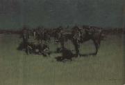 Frederic Remington, Night Halt of Cavalry (mk43)